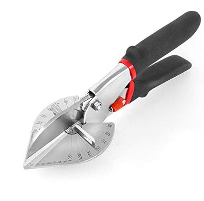 Multi Angle Miter Shear Cutter Hand Tools,45-135 Degree Adjustable Angle Scissors Trim Shears Tools for Vinyl Wood Molding Trim - color: Shear Cutter Hand Tools