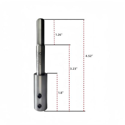 4.5" Forstner Drill Bit Extension Kit, - size: 4.5"