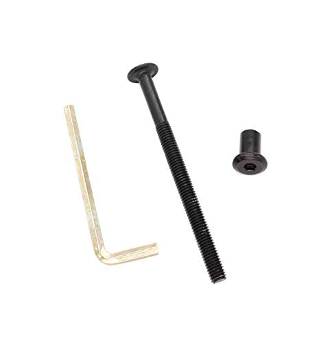 10-Pack M6x100mm Black Socket Cap Screws Barrel Cap Nuts Kit - size: M6 x 100mm (10 pcs)