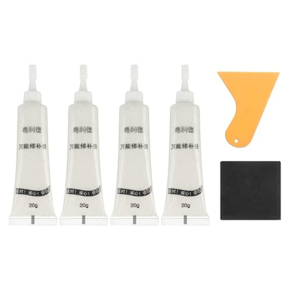 uxcell Wood Repair Kit,4Pcs Touch Up Filler Wood,White Ash - color: White Ash