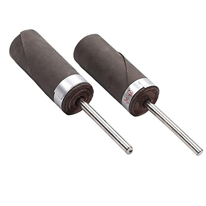 Utoolmart Sandpaper Sticks Cylinder Abrasive Polishing Grinding Mounted Point 400 Grits 2 Pcs - size: 400
