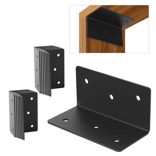 16 Pcs 2"x2"x4" L Bracket, 14-Gauge 90 Degree Corner Bracket - size: 2X2X4