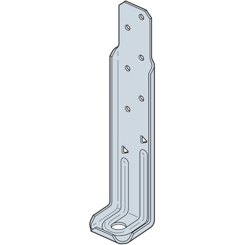 Simpson Strong-Tie DTT1Z DTT ZMAX Galvanized Deck Tension Tie for 2X, 14 Gauge Deck and Fence Connector (Pack of 40)