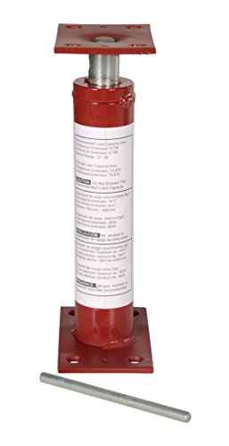 Vestil FJB-16 Basement Floor Jack 16 In. Maximum Height 9,738 Lb. Capacity Red