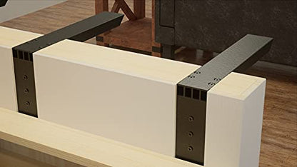 Solid Heavy Duty 24 Inch Industrial L Countertop Support Bracket, 1 Count, Shelf Brackets, DIY Kitchens, and vanities installations. Made with American Aluminum by The Original Granite Bracket. - size: 24 Inches, style: Industrial