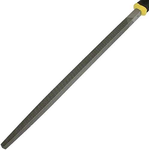 Tools 6-Piece Assorted File Set with Handle (8 Inch) | Flat, Round, Half-Round, Triangular, Square & Rasp Files for Wood, Metal, DIY & Carpentry