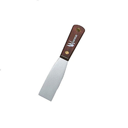 Warner Manufacturing Tool 621 1-1/4" Full Flex Putty Knife, Carbon Steel, Rosewood Handle - size: 1-1/4", style: Full Flex