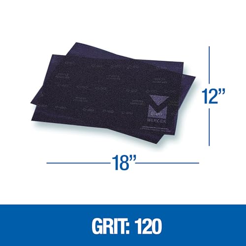 Mercer Industries 449128120 12" x 18" Floor Sanding Screen Sheets, 120 Grit (10 pack) - color: Screen Sheets, style: 120 Grit