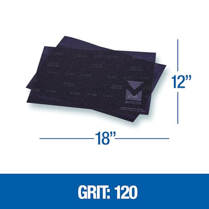 Mercer Industries 449128120 12" x 18" Floor Sanding Screen Sheets, 120 Grit (10 pack) - color: Screen Sheets, style: 120 Grit