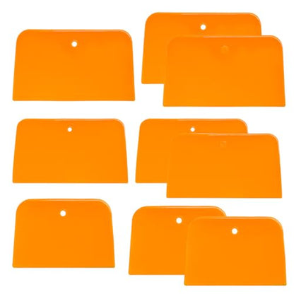 9 PCS Body Filler Spreaders, 4, 5, 6 Inch Reusable Auto Body Fillers Plastic Spreader, Automotive Body Filler Spreader for Applying Fillers Paint Repairs Putties Glazes Caulks - color: 3 Pack/9pcs