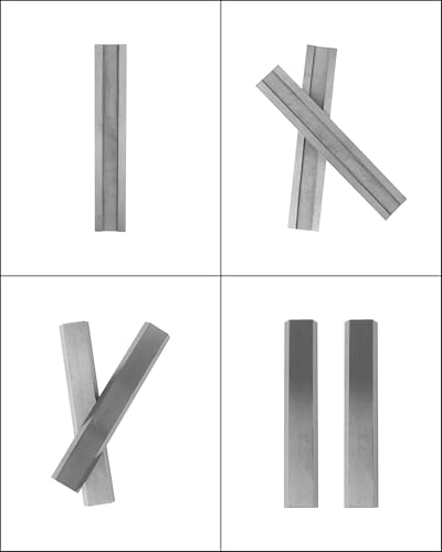 2" Carbide Paint Scraper Blades, Double-Edged Reversible - color: 2"