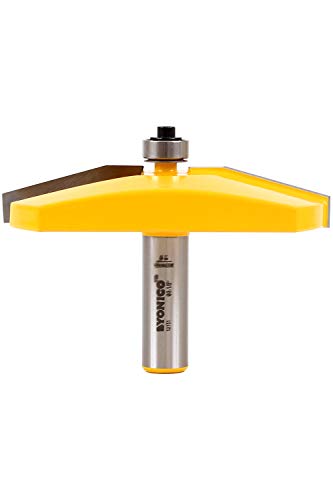 YONICO Raised Panel Cabinet Door Router Bits 3-1/2-Inch Diameter Bevel 1/2-Inch Shank 12151 - style: Bevel - 3-1/2" Diameter - 1/2" Shank