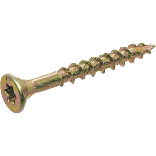 Grip Rite Prime Guard 158GCS1 T25 Star Drive Construction Screws with Type 17 Tip 1-Pound Box, 8 by 1-5/8"