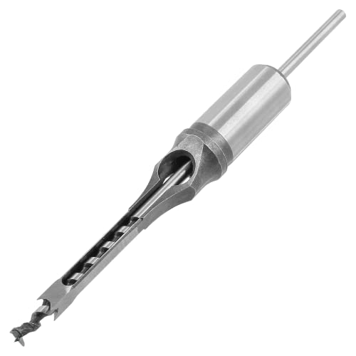 1/4" Square Hole Drill Bit Mortising Chisel Woodworking Tool