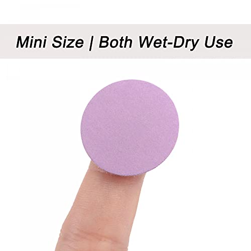 uxcell 25Pcs 1-Inch Purple Sanding Discs 5000 Grits Hook and Loop Professional Aluminum Oxide Sand Paper Mini Size for Wood Metal Paint Finishing - style: 5000 Grit