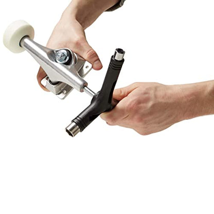 [CCS] Skateboard Tool - All in One T Tool, Metal T Tool W/Grip File, or Y Tool W/Rethreader - color: Black Rethreader