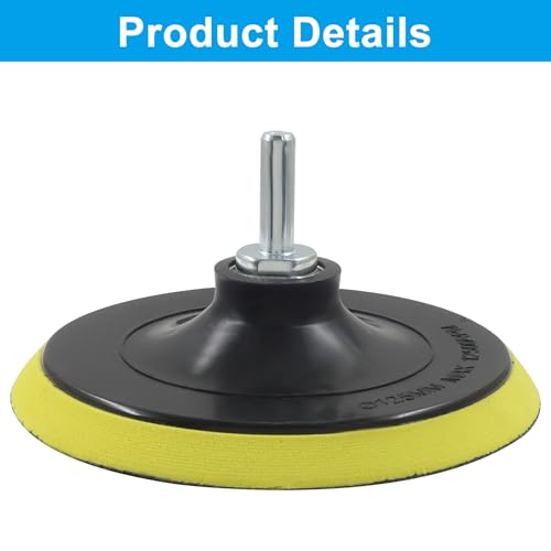 5 Inch Hook & Loop Sanding Backing Pads, 2 Pack - size: 5 Inch