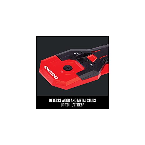 CRAFTSMAN Stud Finder, 1.5”, With AC Detection, Batteries Included (CMHT77621)