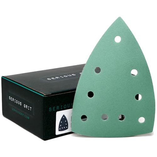 Serious Grit - 4" x 6" Delta P180 Grit Sanding Sheets - 50 Pack Box - size: 180 Grit