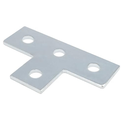6 Pack Strut T Plate Hardware for 1-5/8" Strut Channel,3/16" Thick