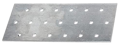 Alberts 331467 Perforated Plate Sendzimir-Galvanised 140 x 60 mm - size: 140 x 60 mm