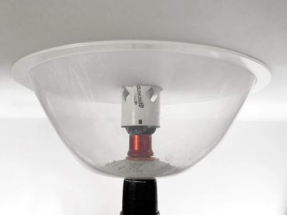 Disston E0215000 Blu-MOL RemGrit Collapsible Hole Saw Accessories Dust Bowl, for Installing Recessed Lights and Works with All Hole Saws - style: One Pack