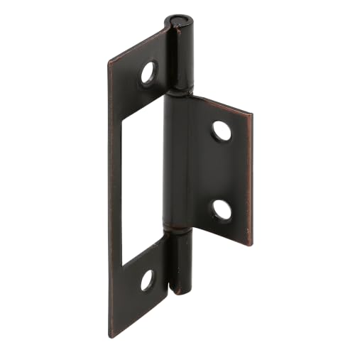 Prime-Line N 72737 Bi-Fold Door Non-Mortise Hinge, Bronze (Single Pack) - color: Bronze