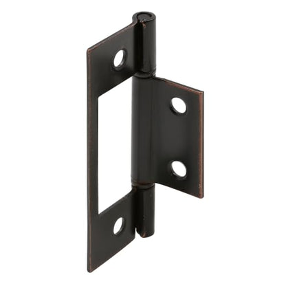 Prime-Line N 72737 Bi-Fold Door Non-Mortise Hinge, Bronze (Single Pack) - color: Bronze