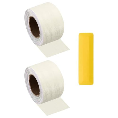 HARFINGTON Wood Grain Repair Tape 2" x16ft Self-Adhesive Repair Patch - color: Beige Wood, size: 2" x 16ft