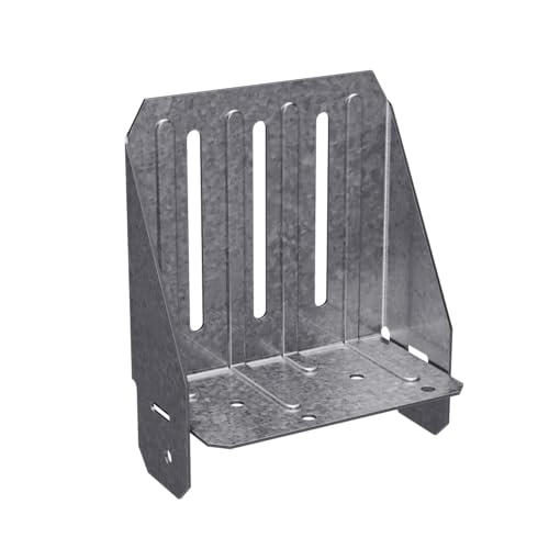 Simpson Strong-Tie HTC4 Heavy Truss Clip - 2-1/2 in. Slot to Accommodate Movement, Heavy Duty 18-Gauge Steel Build, Zinc Galvanized Finish, Plated Connector for Roof & Floor Attachment