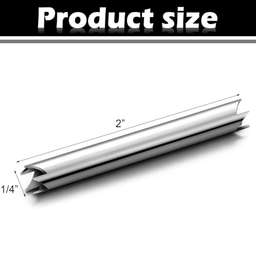 Blulu 3 Pcs Single Screw Extractor 1/4" Broken Extractor Screw Remover - size: 1/4inch
