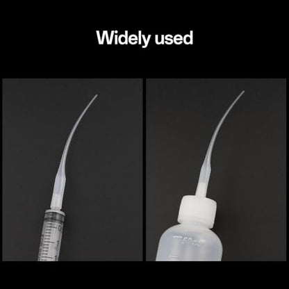 200pcs Glue Tips Plastic Glue Bottle Tips Glue Extender Precision Applicator for Hobby, Crafting, Lab Dispensing,Adhesive Dispensers