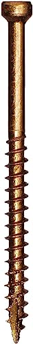 GRK Fasteners #8 x 3-1/8" Finish & Trim Head Screws, 100 PCS - color: Gold, size: #8 x 3-1/8"