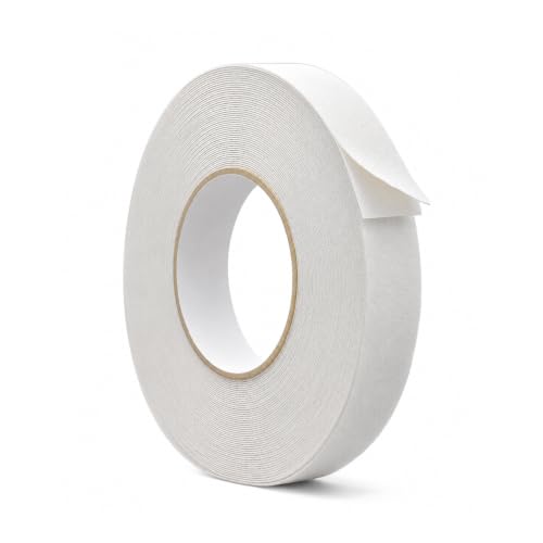 WOD Heavy Duty Anti Slip Tape White - 1 inch x 30 ft. Non Skid Treads Weather Proof Indoor/Outdoor Traction Tape for No Slip Stairs ASTC32 - color: White, size: 1 Inch (25mm)