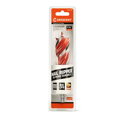 Crescent High Speed Auger Drill Bit | 1-1/4" x 6" | CDSA-649 - style: 1-1/4" X 6"