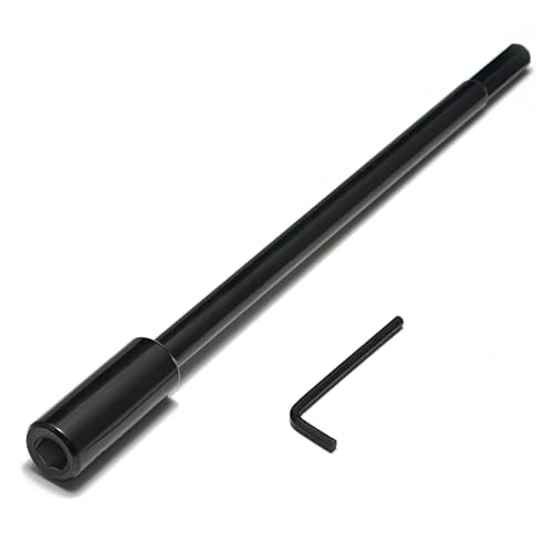 10 Inch Forstner Bit Extension Hole Saw Extension for 3/8" Drill Bit Extension,Adding Over 8-3/4 inches of Drilling Depth (10" for 3/8" Hexagonal Shank) - size: 10" for 3/8" Hexagonal Shank