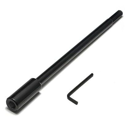 10 Inch Forstner Bit Extension Hole Saw Extension for 3/8" Drill Bit Extension,Adding Over 8-3/4 inches of Drilling Depth (10" for 3/8" Hexagonal Shank) - size: 10" for 3/8" Hexagonal Shank