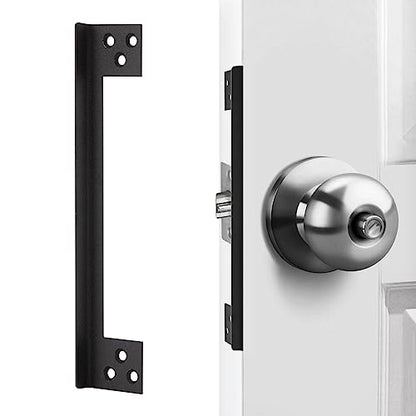 Door Latch Guard Plate 7", Outswing Door Security Protector Shield - size: 7 in. - 1pack