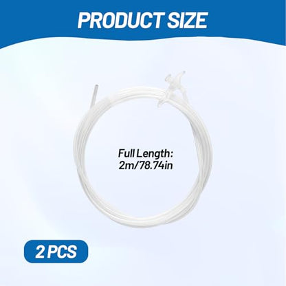 2-Pack Spray Foam Nozzle Extension Tubes, 78.74 Inch Long Reach Hose