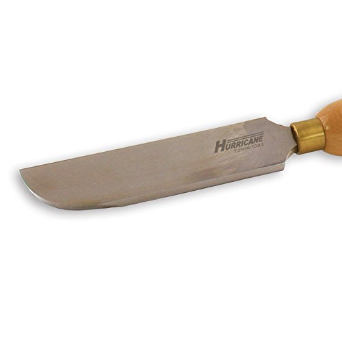 Hurricane Turning Tools, HTT-121, Standard Series, 1 1/2" Left Side Curved Scraper for Woodturning