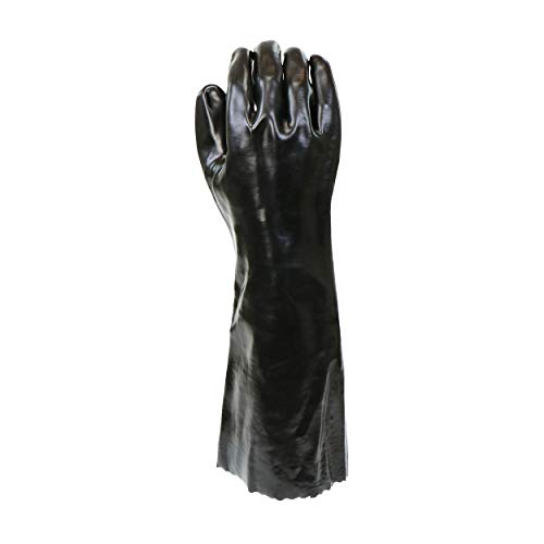 West Chester 12018 Chemical Resistant PVC Coated Work Gloves: 18" Length, Size Large, 2 Pairs - size: One Size (2 Count), style: 1 Pair