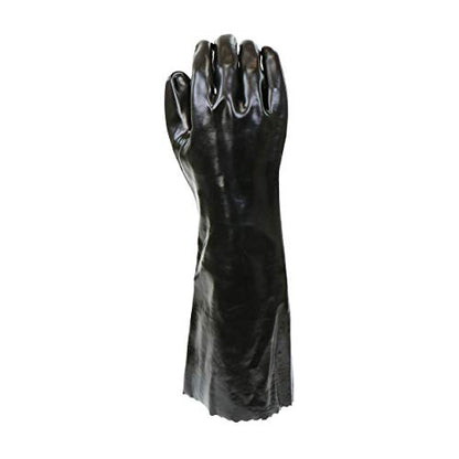West Chester 12018 Chemical Resistant PVC Coated Work Gloves: 18" Length, Size Large, 2 Pairs - size: One Size (2 Count), style: 1 Pair