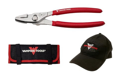 VAMPLIERS 7" Stripped Screw Extractor Slip Joint Pliers + Pouch & Cap - style: 7" Slip Joint Pliers+Tool Pouch+Cap