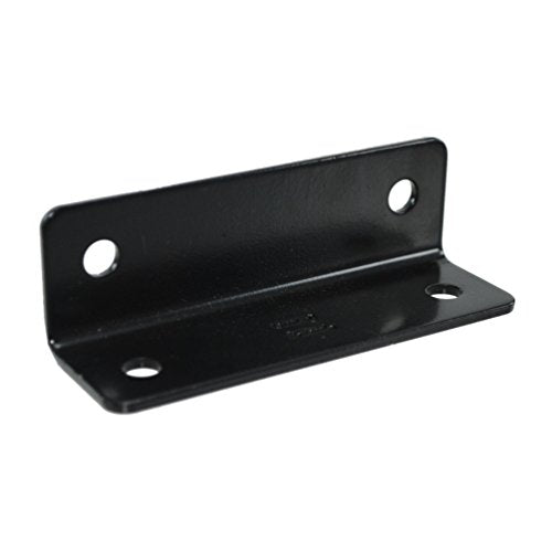 National Hardware N351-484 Corner Brace with Black Powder Coat Finish, 5 in - size: 1.6 x 5 x 1/8