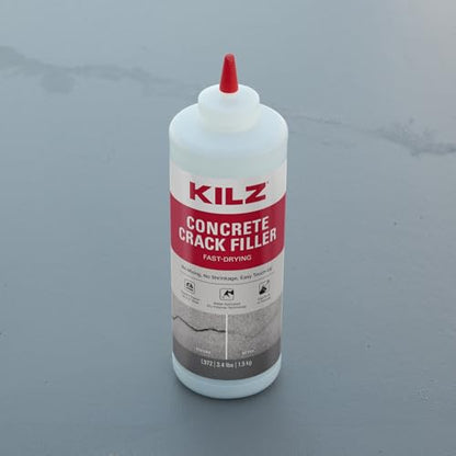 KILZ Concrete Crack Filler, Gray, 3.4 LB