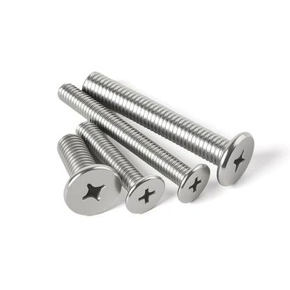 M2 x 14mm(50 Pack) Flat Round Head Screws 304 Stainless Steel Phillips Drive Machine Screws Hardware Fastener for Furniture Connection - size: M2 x 14