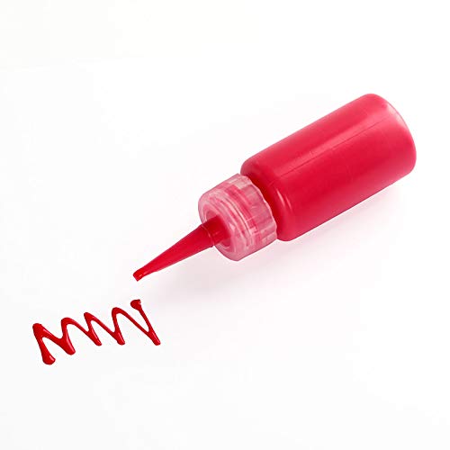 1 oz Needle Tip Squeeze Bottle with Funnel, Precision Tip Applicator Bottle