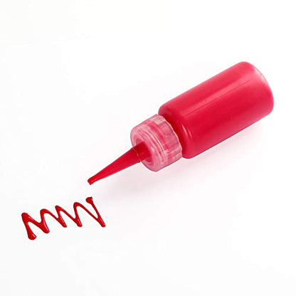 1 oz Needle Tip Squeeze Bottle with Funnel, Precision Tip Applicator Bottle