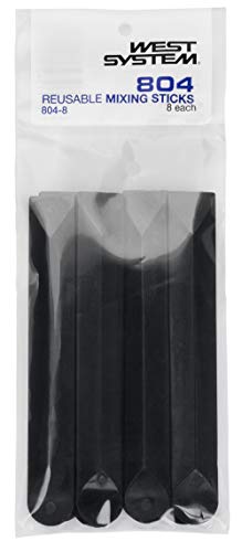 West System 804 Reusable Epoxy Mixing Sticks, 8-Pack | Accurate Mix Ratios