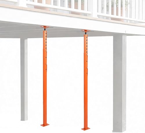 Adjustable House Floor Jack Posts, 2 Pack, 53-93 Inch - size: 53 - 93 in